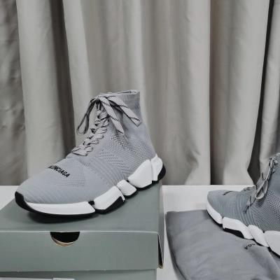 wholesale quality balenciaga speed 2.0 grey white black